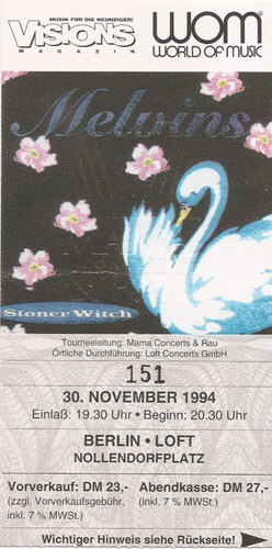Melvins stoner witch tour - ,